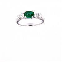 Ringe Crivelli Dame in Gold Smeraldo 0.74 Ct 320-R1618 - 320-R1618